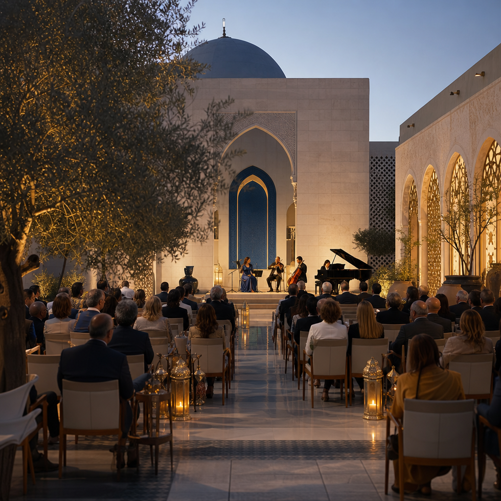 Événement culturel élégant en Algérie